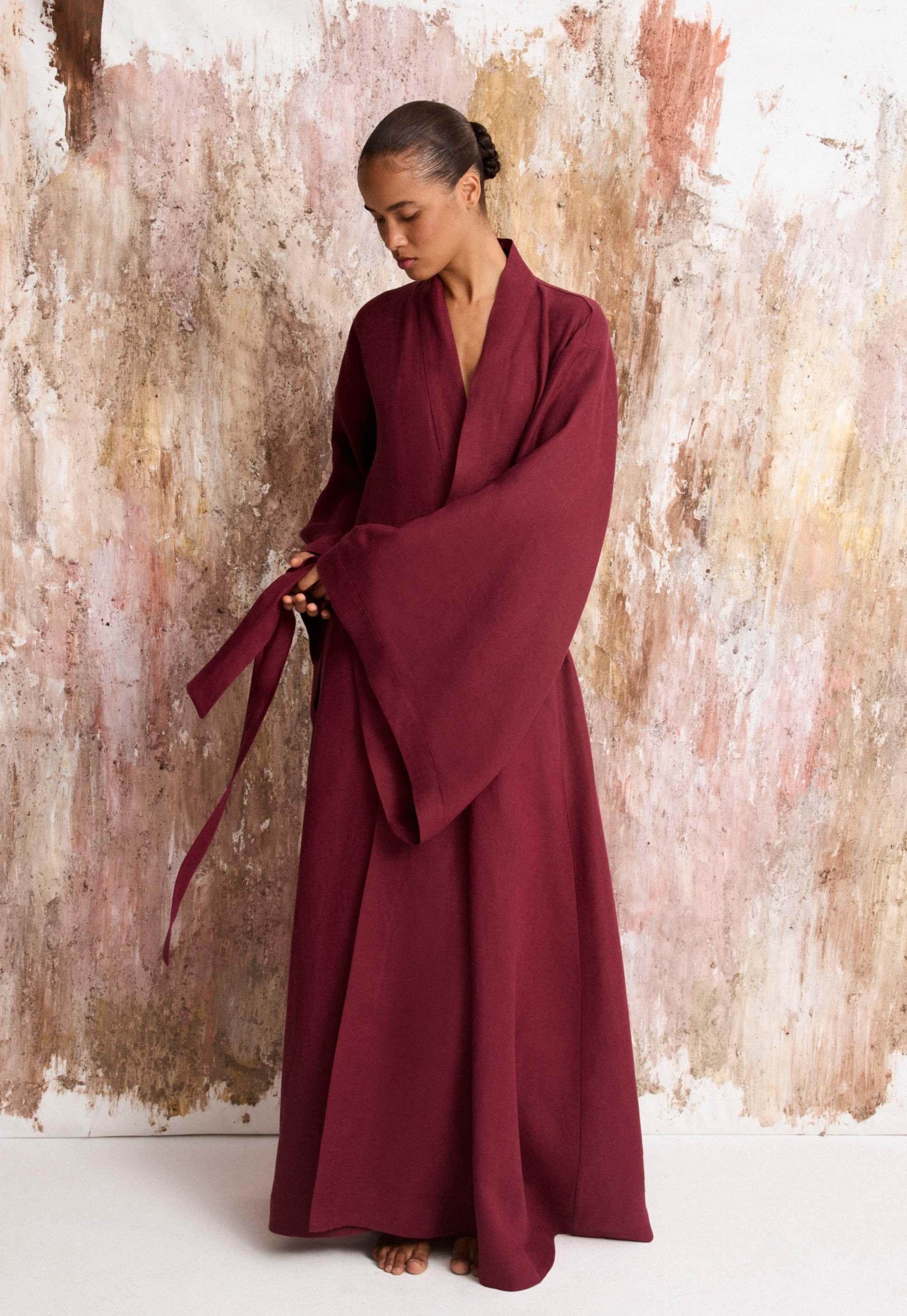 Cyble Kimono - Plum